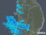 2019年01月22日の秋田県の雨雲レーダー