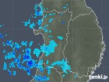 2019年01月25日の秋田県の雨雲レーダー