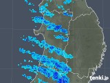 2019年03月14日の秋田県の雨雲レーダー