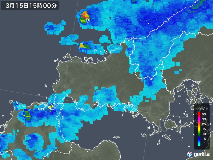 山口 市 天気 雨雲 レーダー