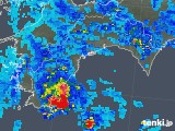 2019年07月09日の高知県の雨雲レーダー