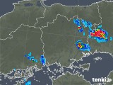 2019年07月23日の岡山県の雨雲レーダー