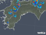 2019年07月25日の高知県の雨雲レーダー