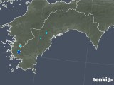 2019年08月09日の高知県の雨雲レーダー