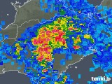 2019年08月14日の徳島県の雨雲レーダー