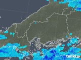 2019年10月02日の広島県の雨雲レーダー