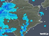 2019年10月02日の徳島県の雨雲レーダー