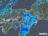 2019年10月03日の近畿地方の雨雲レーダー