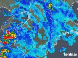 2019年10月03日の奈良県の雨雲レーダー