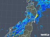 2019年10月19日の東北地方の雨雲レーダー