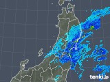 2019年10月22日の東北地方の雨雲レーダー