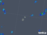 2019年10月23日の沖縄県(南大東島)の雨雲レーダー