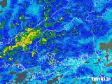 2019年10月24日の広島県の雨雲レーダー