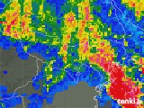 2019年10月25日の東京都の雨雲レーダー