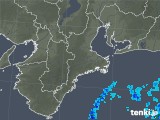 2019年12月09日の三重県の雨雲レーダー