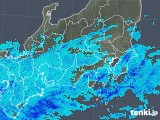 2019年12月22日の関東・甲信地方の雨雲レーダー