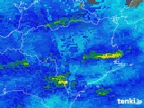 2019年12月22日の徳島県の雨雲レーダー