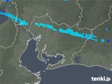 2020年01月03日の愛知県の雨雲レーダー