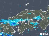 2020年01月25日の中国地方の雨雲レーダー