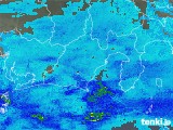 2020年01月27日の静岡県の雨雲レーダー