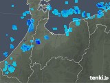 2020年02月09日の富山県の雨雲レーダー