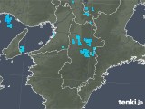 2020年02月09日の奈良県の雨雲レーダー