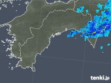 2020年02月14日の高知県の雨雲レーダー