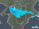 2020年02月15日の奈良県の雨雲レーダー