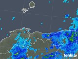 2020年02月16日の鳥取県の雨雲レーダー