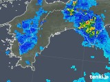 2020年02月16日の高知県の雨雲レーダー