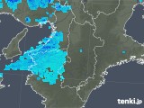 2020年02月17日の奈良県の雨雲レーダー