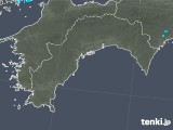 2020年02月20日の高知県の雨雲レーダー