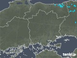 2020年02月24日の岡山県の雨雲レーダー