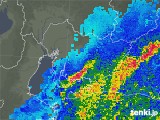 2020年03月08日の愛知県の雨雲レーダー