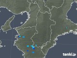 2020年04月08日の奈良県の雨雲レーダー