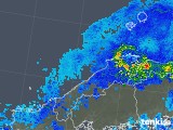 2020年04月13日の島根県の雨雲レーダー