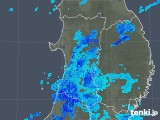 2020年04月23日の秋田県の雨雲レーダー