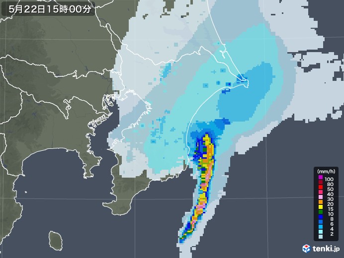 レーダー 千葉 県 天気 雨雲 千葉 県