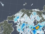 2020年06月10日の中国地方の雨雲レーダー
