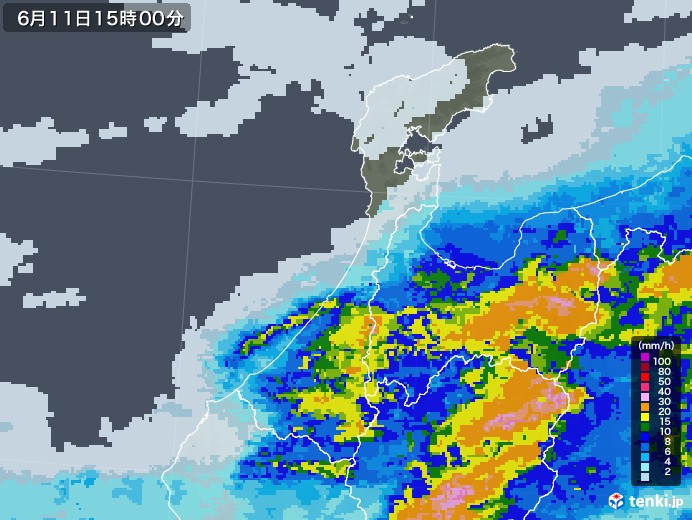 レーダー 雨雲 石川 県 【一番詳しい】石川県七尾市 周辺の雨雲レーダーと直近の降雨予報