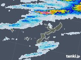 2020年06月21日の沖縄県の雨雲レーダー