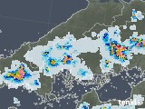 2020年08月30日の広島県の雨雲レーダー