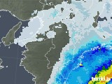 2020年10月10日の奈良県の雨雲レーダー