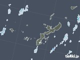 2020年10月17日の沖縄県の雨雲レーダー