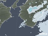 2020年10月23日の和歌山県の雨雲レーダー