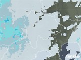 2020年11月02日の山梨県の雨雲レーダー