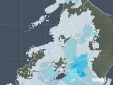 2020年11月22日の道央の雨雲レーダー