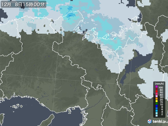 京都府の過去の雨雲レーダー 年12月08日 日本気象協会 Tenki Jp