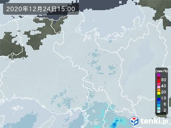 京都府の過去の雨雲レーダー 2020年12月24日 日本気象協会 Tenki Jp