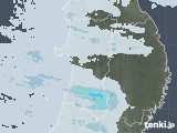 2020年12月31日の秋田県の雨雲レーダー